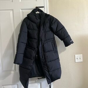 Long puffer jacket